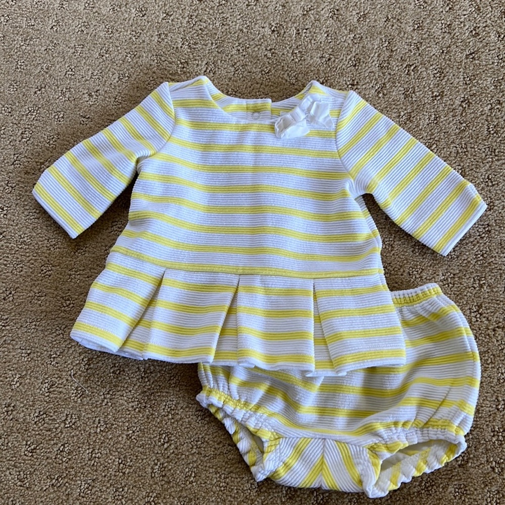 Janie and jack baby girl dress and matching undies